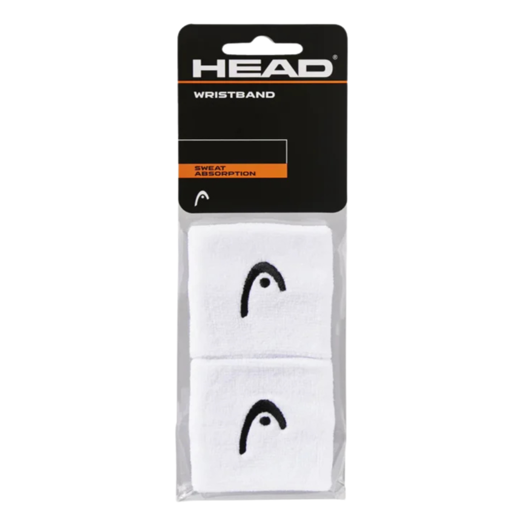 Head Wristbands 2.5" White x 2