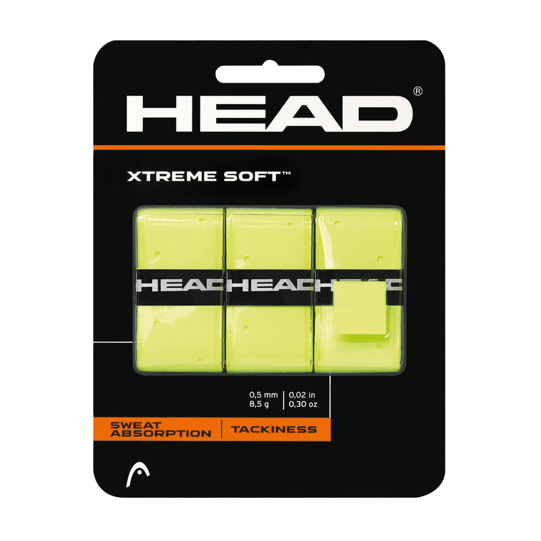 Head Xtremesoft Grip Overwrap Black x 3