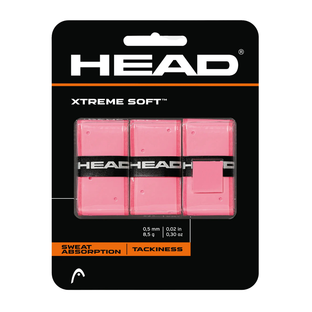 Head Xtremesoft Grip Overwrap Black x 3