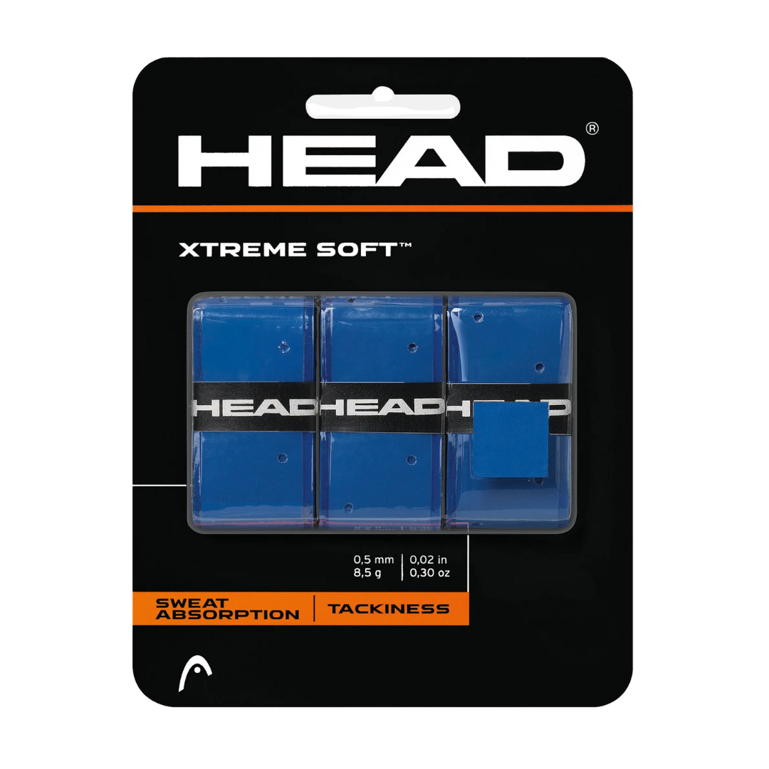 Head Xtremesoft Grip Overwrap Black x 3