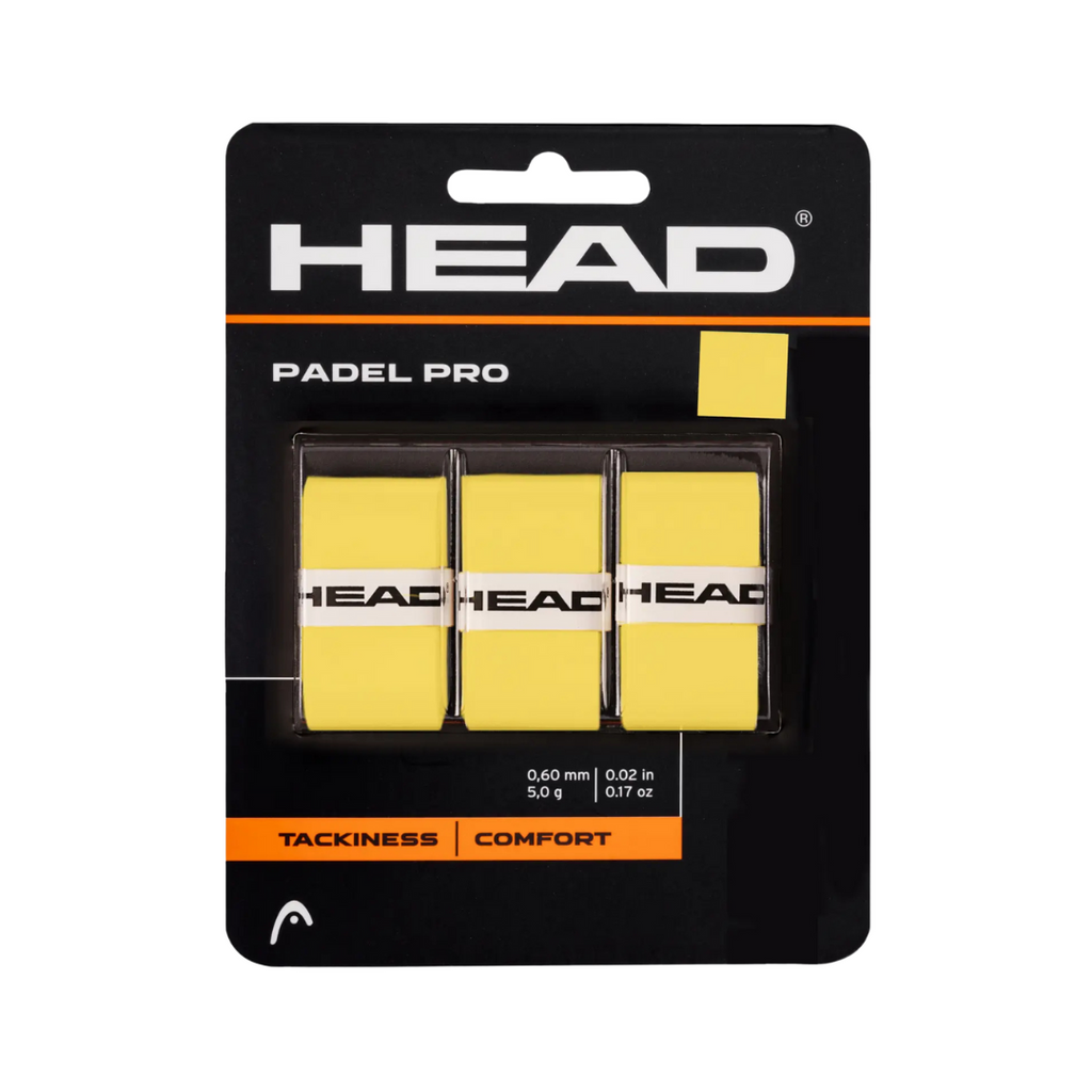 Head Padel Pro 3pk Overgrip Yellow