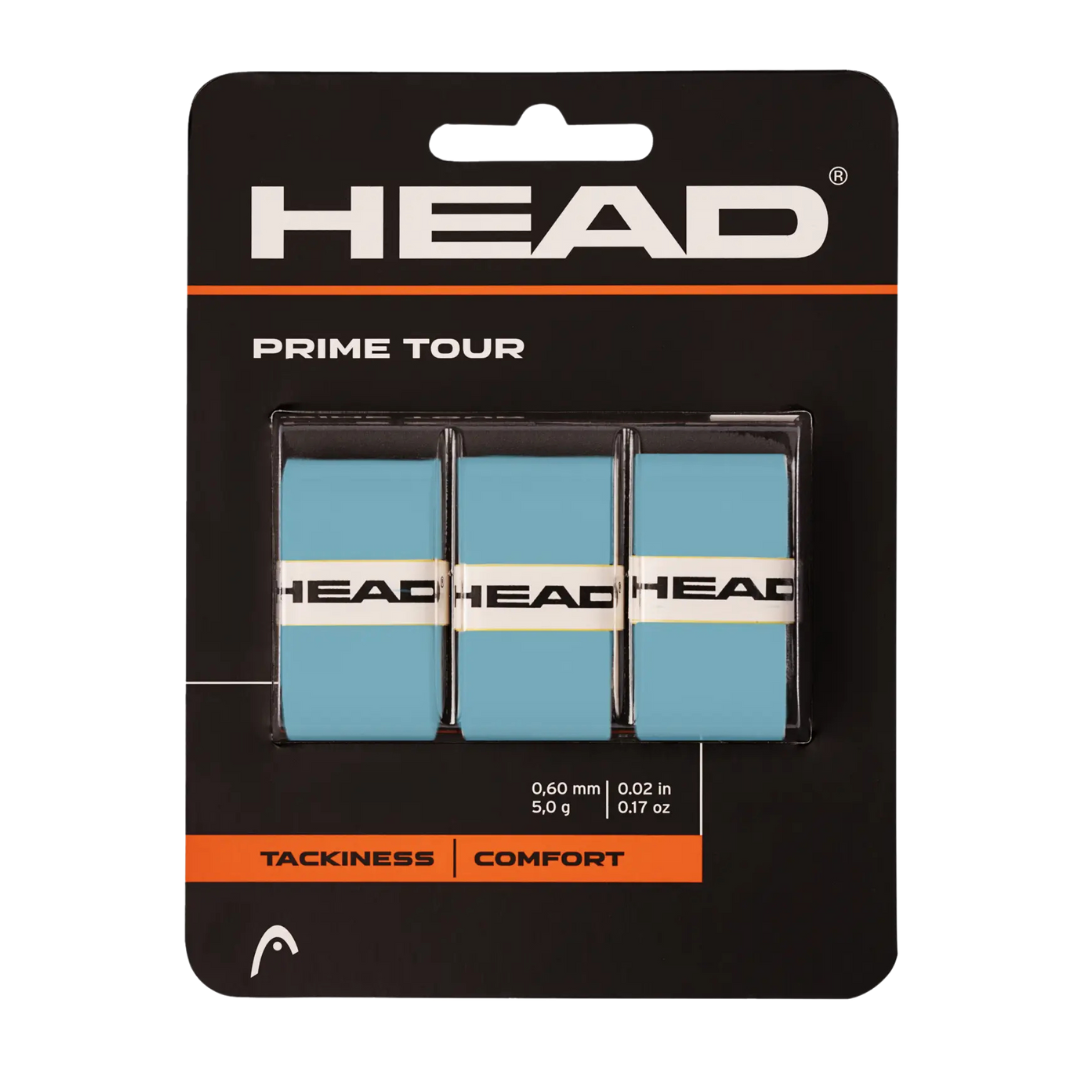 Head Prime Tour Overgrip Blue x 3
