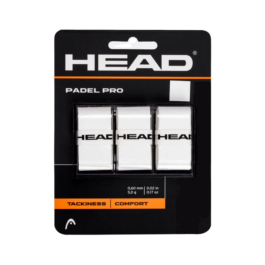 Head Padel Pro 3pk Overgrip White