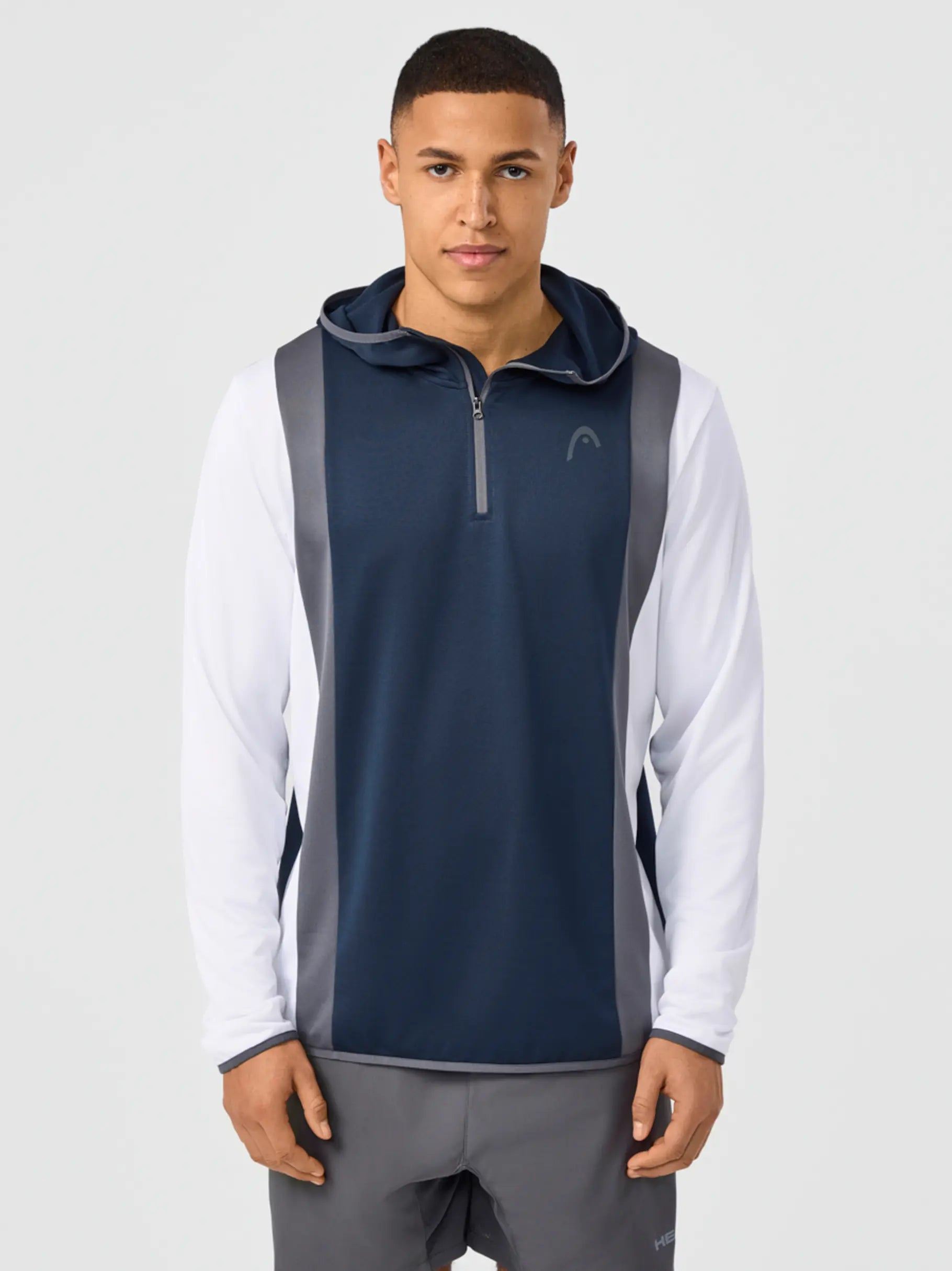 Head Mens Club 25 Tech Hoodie Navy White