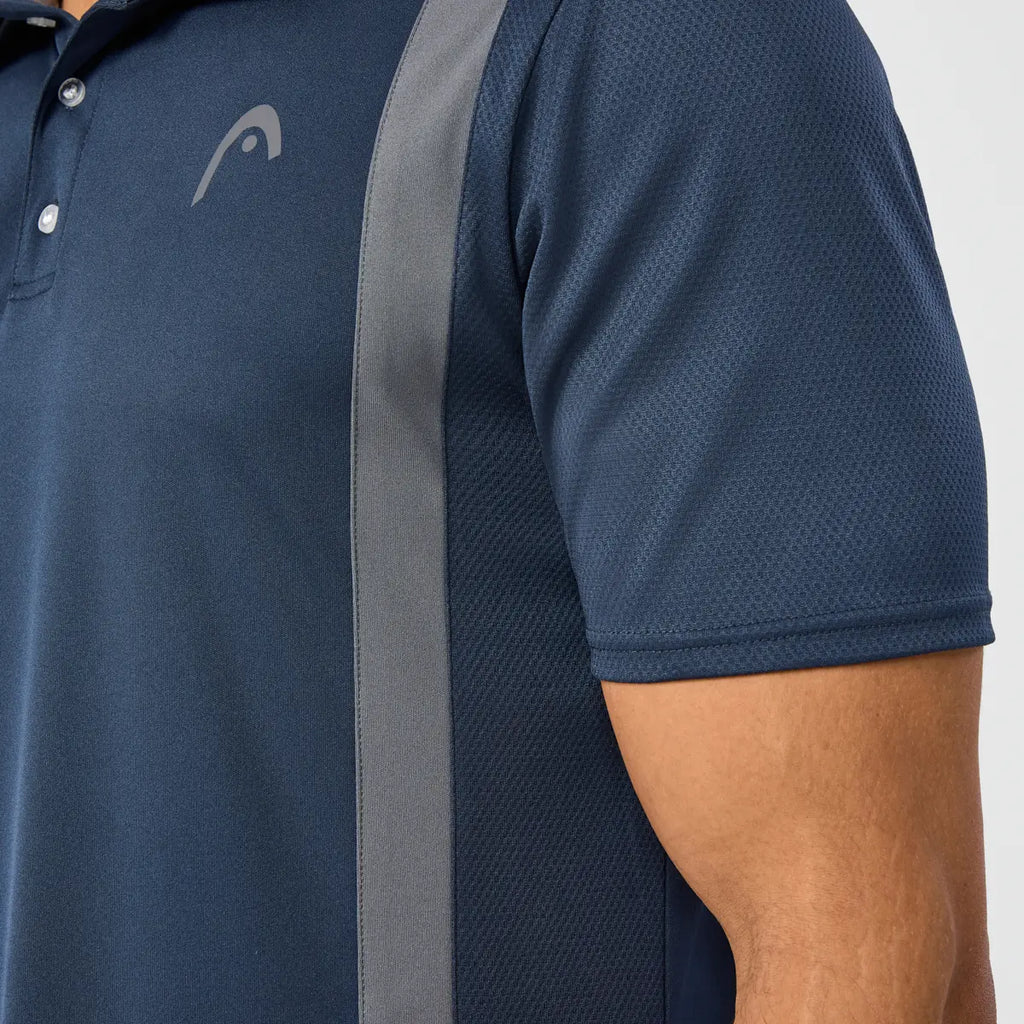 Head Mens Club Tech Polo 2025 Navy