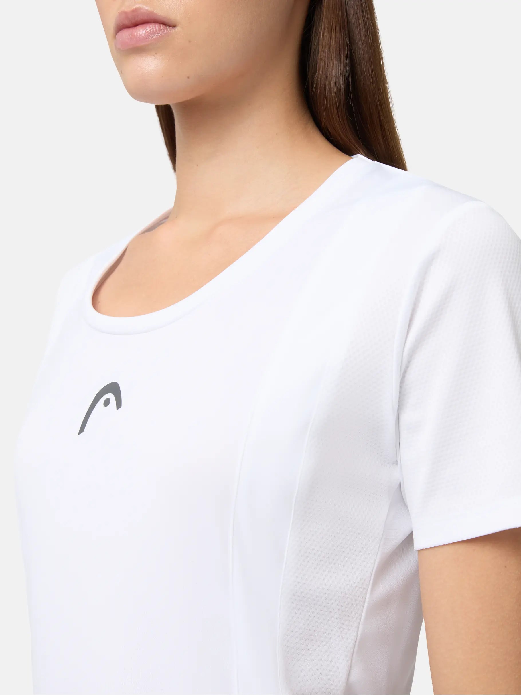 Head Womens Club 25 Tech Tee White